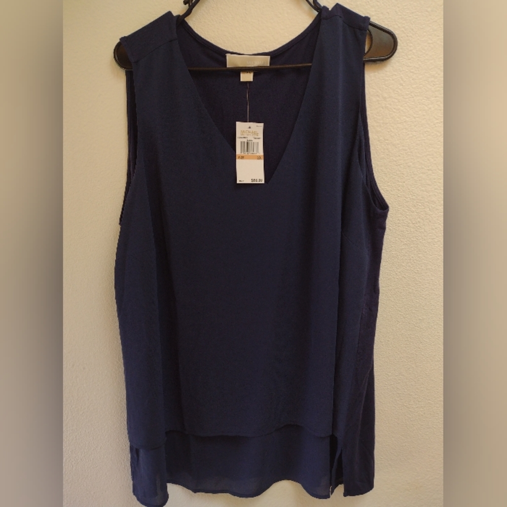 Michael kors NWT blue blouse